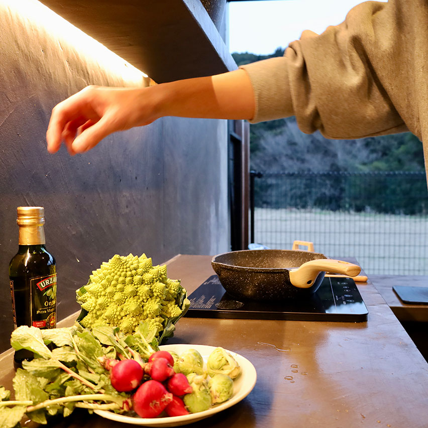 食材の持込も可能